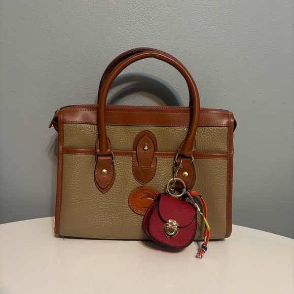 Bag Keychain Bag Charm Change Pouch Coin Purse Push Lock Clasp Red - Picture 2 of 13